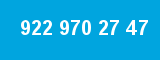 922 970 27 47 922 970 27 47